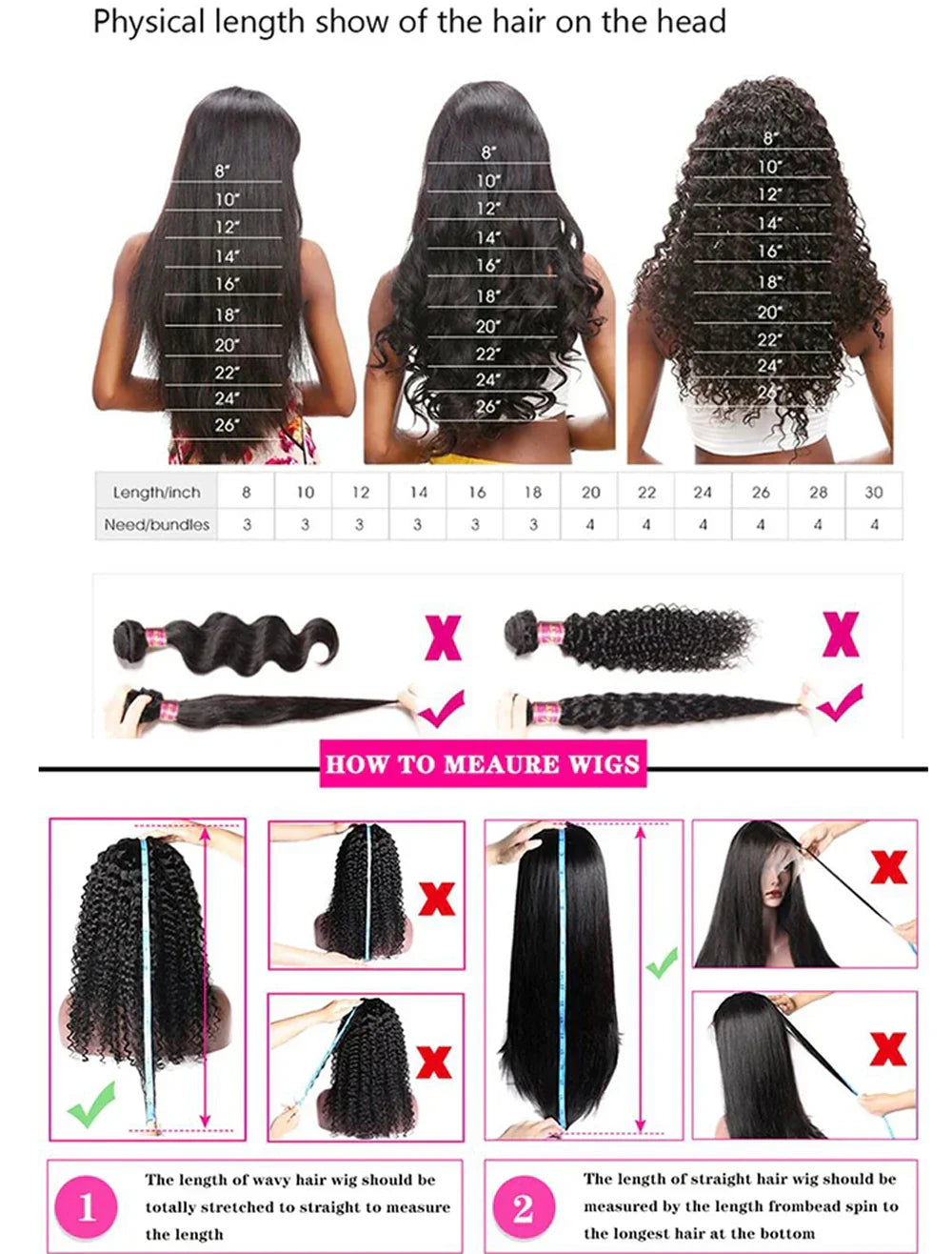 8-32 Inch Bone Straight Brazilian Remy Human Hair Weave Bundles | Natural Color 12A | 1, 3, or 4 Bundles