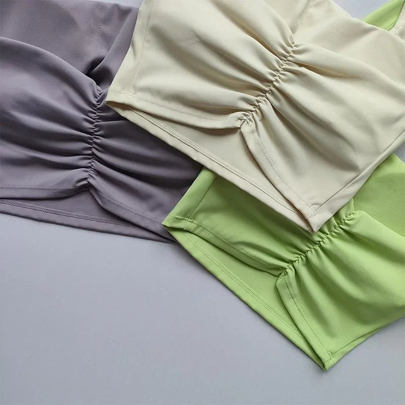 Backless Bliss: Sexy Sports Bra & Yoga Crop Top