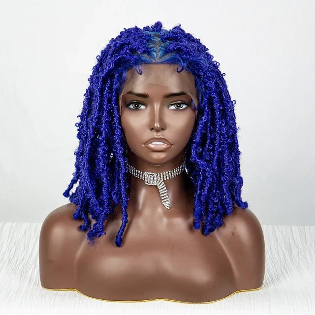 613 Blonde Butterfly Locs Braids Wig | Knotless Crochet | Full Lace