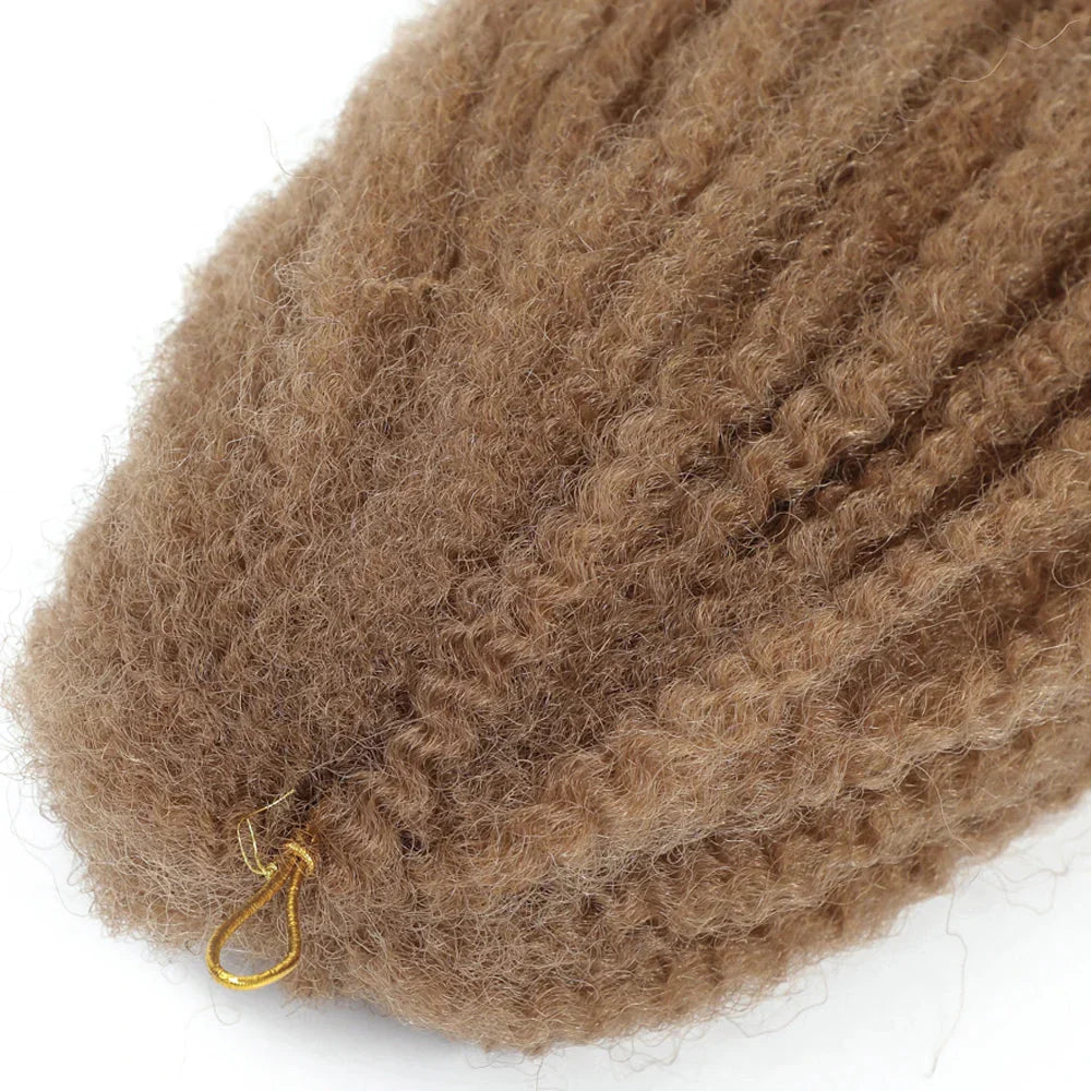 18" Marley Twist Braiding Hair | Crochet Braids | Afro Twist Kinky Hair Extensions | Ombre Colors | 30 Strands/Pack
