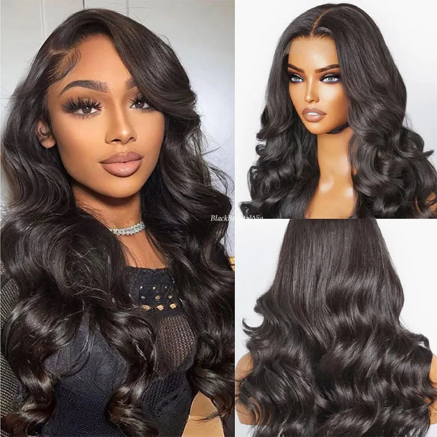 180% Density Silk Base Full Lace Human Hair Wig | Body Wave Brazilian Remy | Glueless