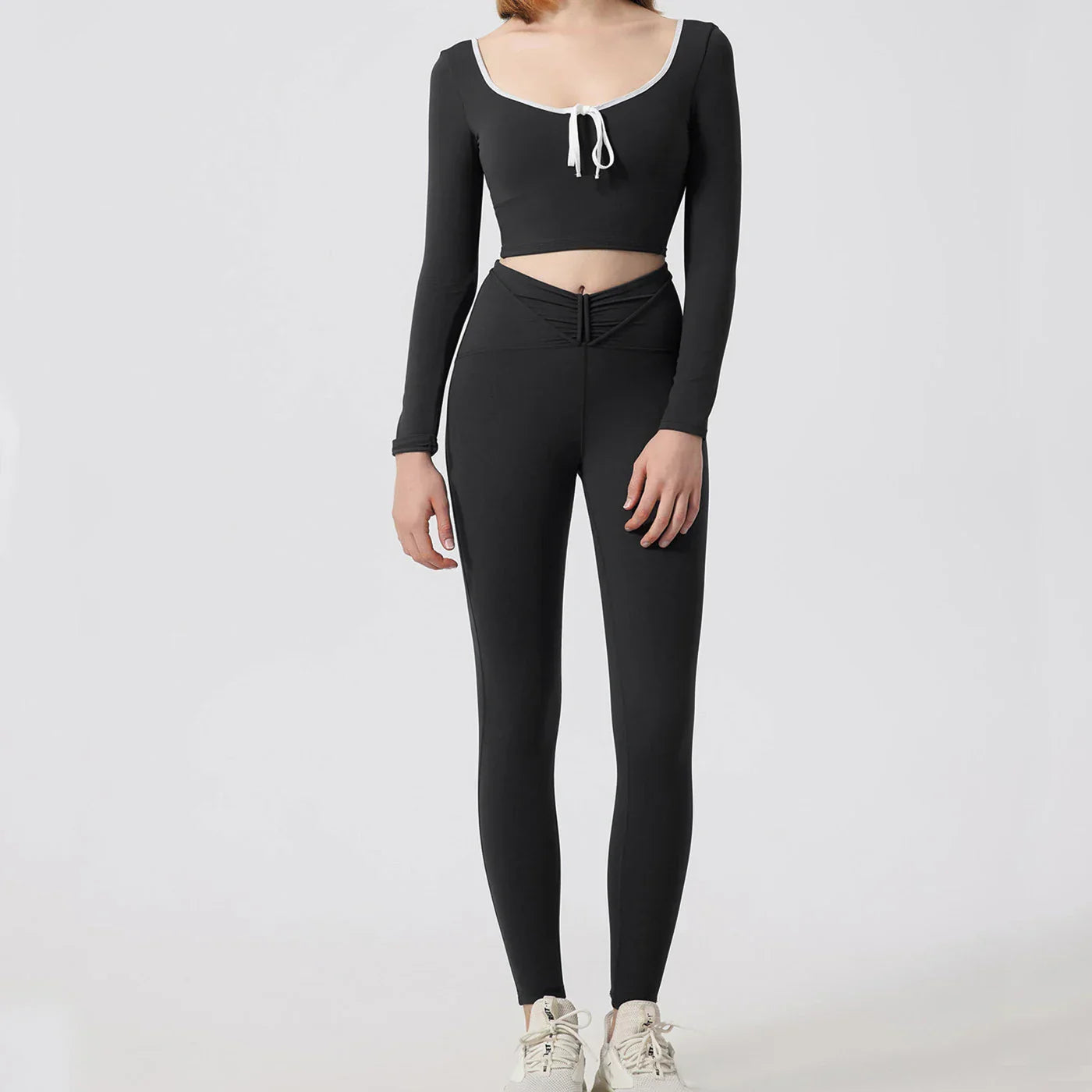 ActiveFit Women's Yoga Set: Crop Top & Leggings