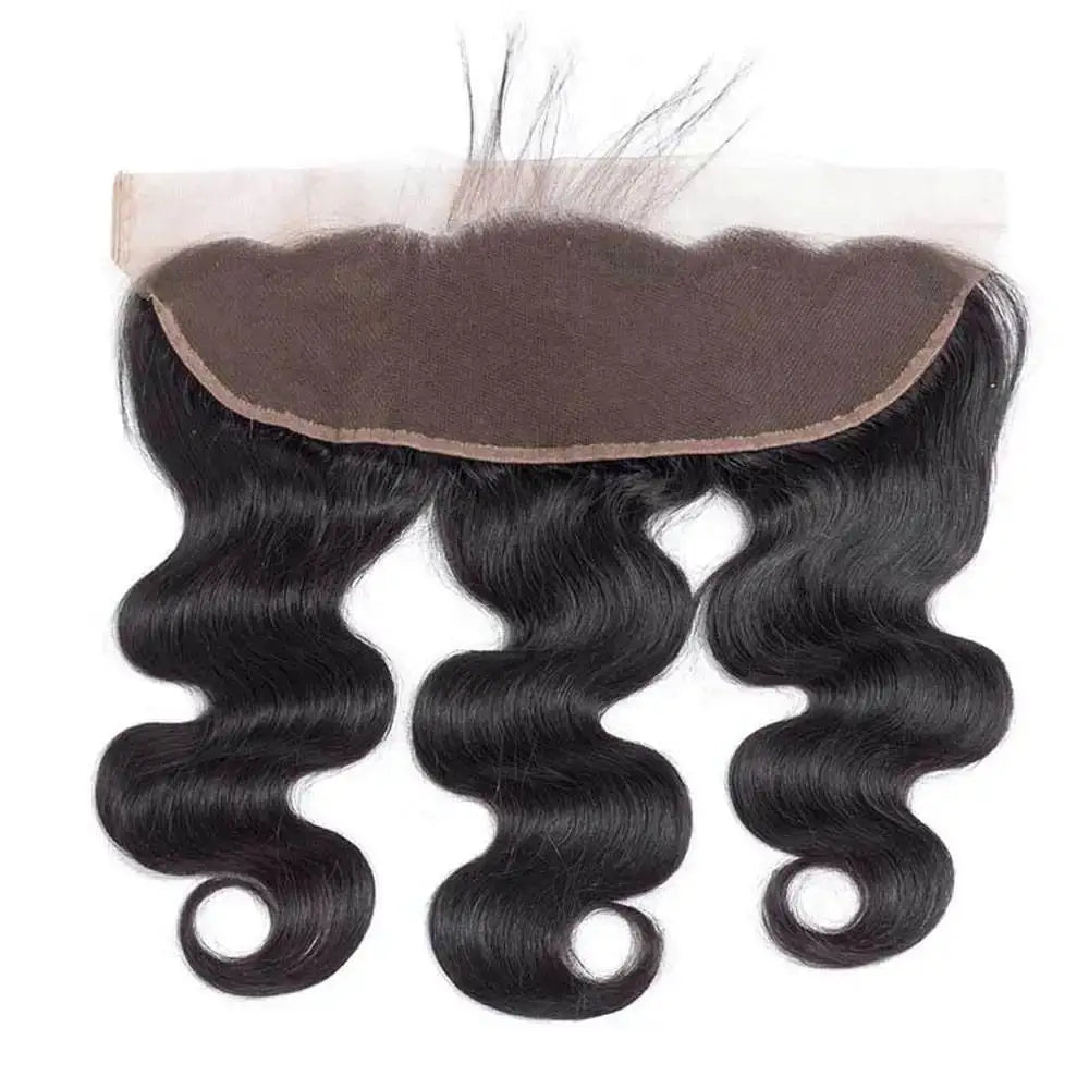 13x4 Transparent Lace Frontal | Pre-Plucked Straight & Body Wave Human Hair | Bleached Knots