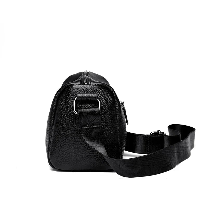 100% Genuine Leather Casual Men's Messenger Bags | Luxury Brand Male Crossbody & Shoulder Bags (Fashion)