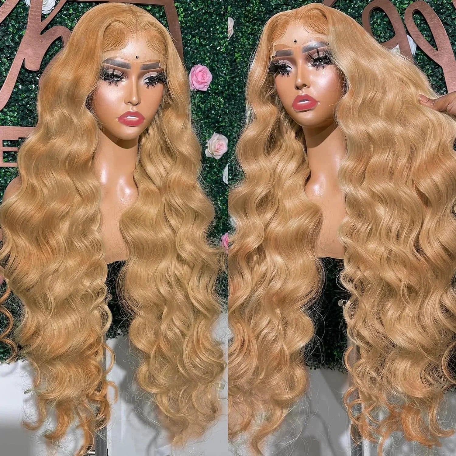 #27 Colored Honey Blonde | HD | Transparent | Lace Front Wigs | Human Hair| Body Wave | Brazilian | Human Hair