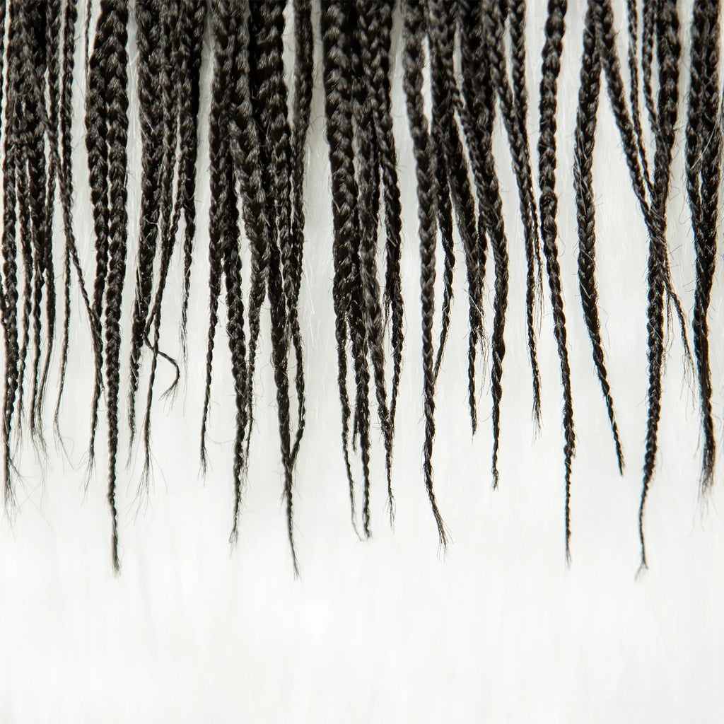 13x6 Lace Front Faux Locs Braided Wig | Crochet Braids | Synthetic Locs | Black Women