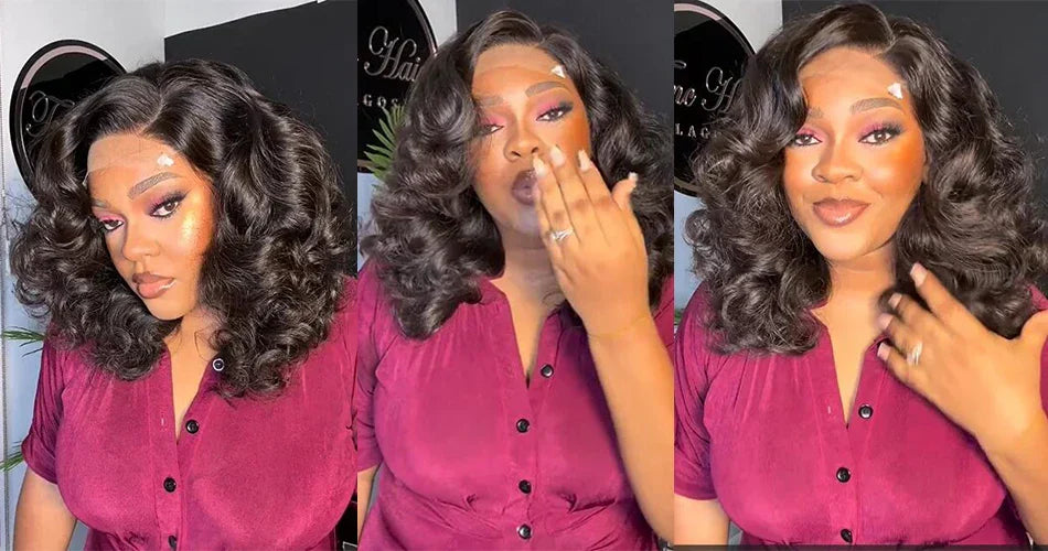 12A Raw Donor Unprocessed Malaysian Virgin Hair 13x4 HD Lace Frontal Wig | 250% Density | Double Drawn | Bouncy Wave