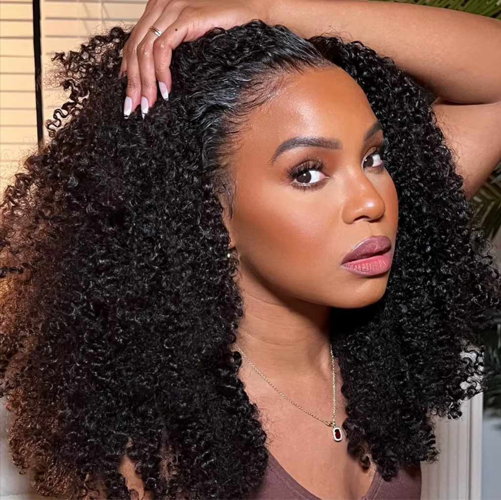 10A 9x6 Part Max M-Cap Glueless Jerry Curly Wig | Malaysian Remy Hair | Bleached Knots | Pre-Plucked | 180% Density | Ready to Wear