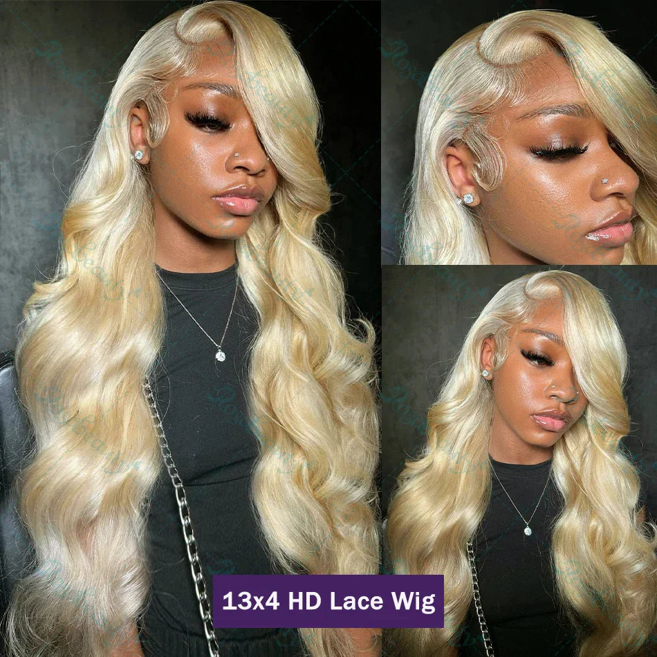 613 Blonde Body Wave Lace Front Wig | HD Transparent 13x4 / 13x6 Lace Frontal Human Hair Wig (Pre-Plucked for Black Women)