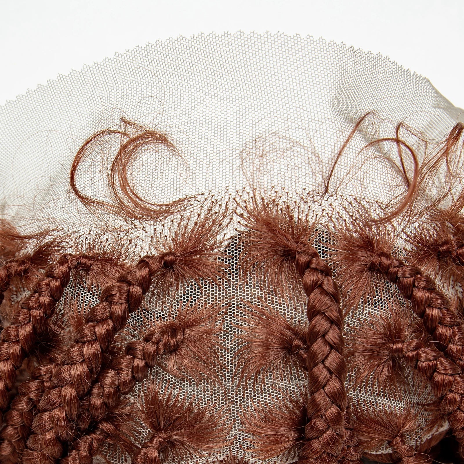 #350 Knotless Box Braids Wig | Dark Ombre | Lace Frontal | Short Straight Braids | Black Women