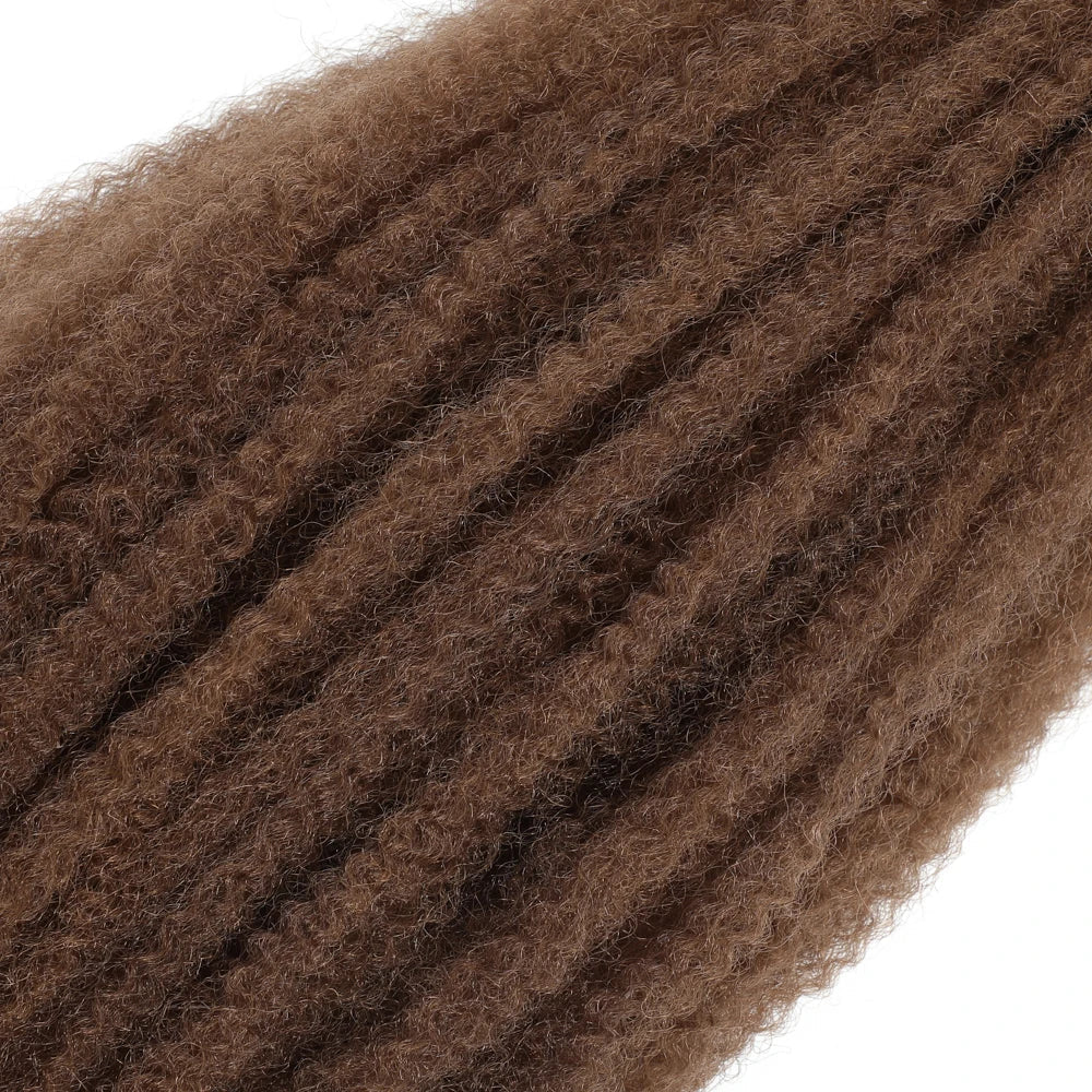 18" Marley Twist Braiding Hair | Crochet Braids | Afro Twist Kinky Hair Extensions | Ombre Colors | 30 Strands/Pack