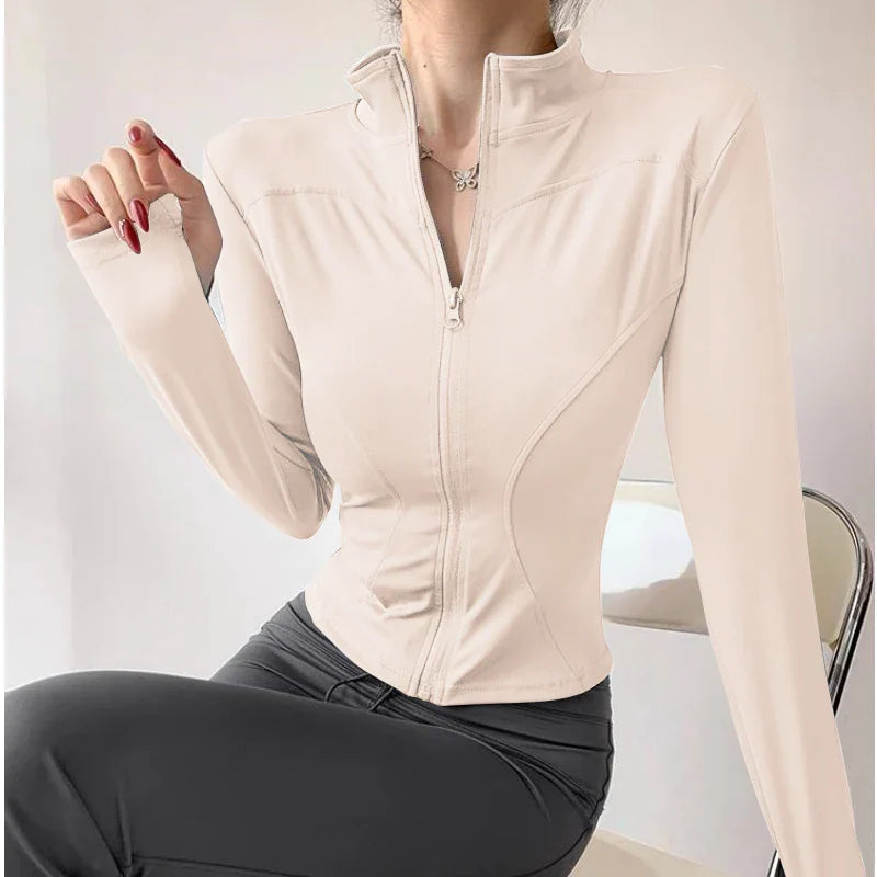 ActiveFlex Long Sleeve Yoga Jacket for Women