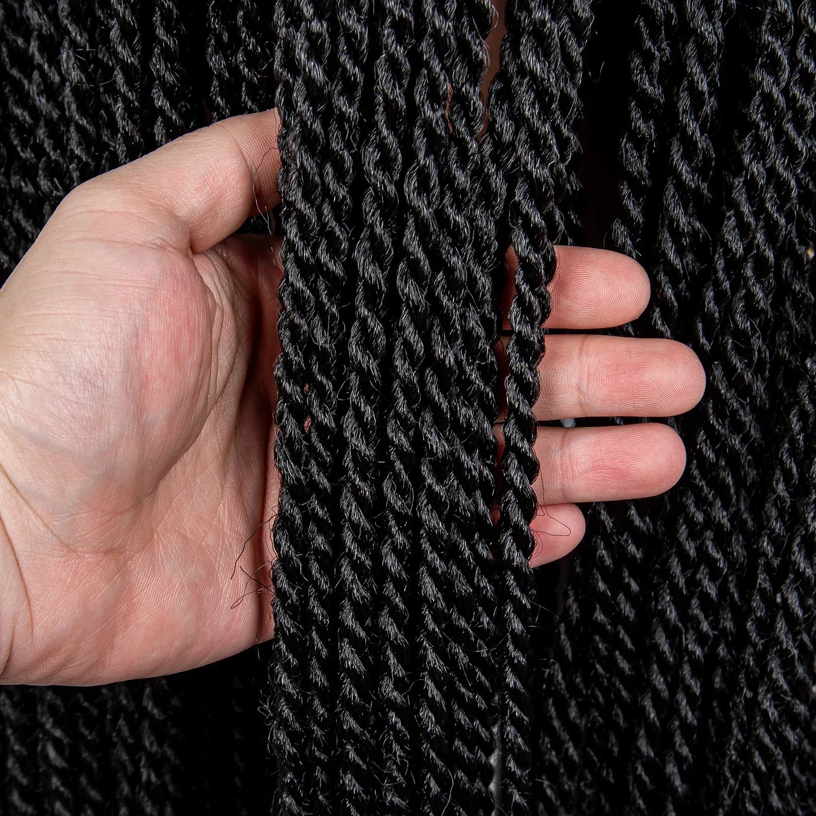 40" Long Straight Braided Wig | Full Lace | Baby Hair | Colored Braids