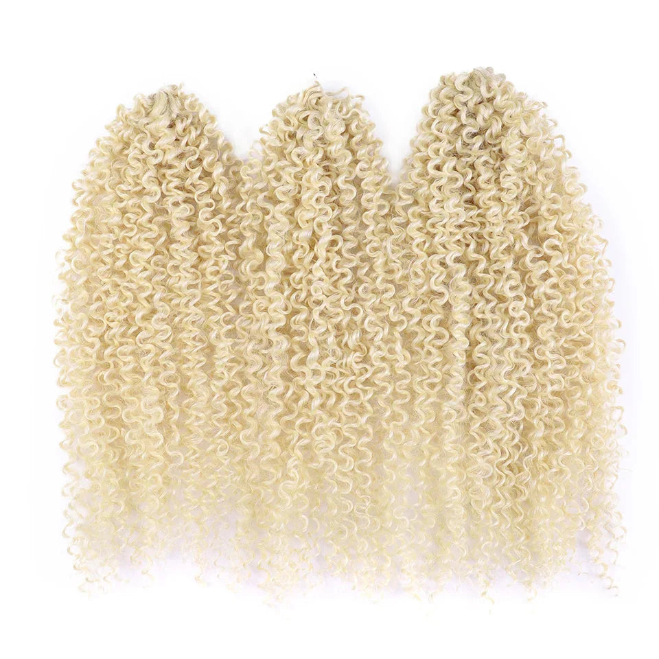 18" Magic Afro Kinky Curly Crochet Hair | Ombre Passion Twist Braids | 60 Strands/Pack | Heat Resistant