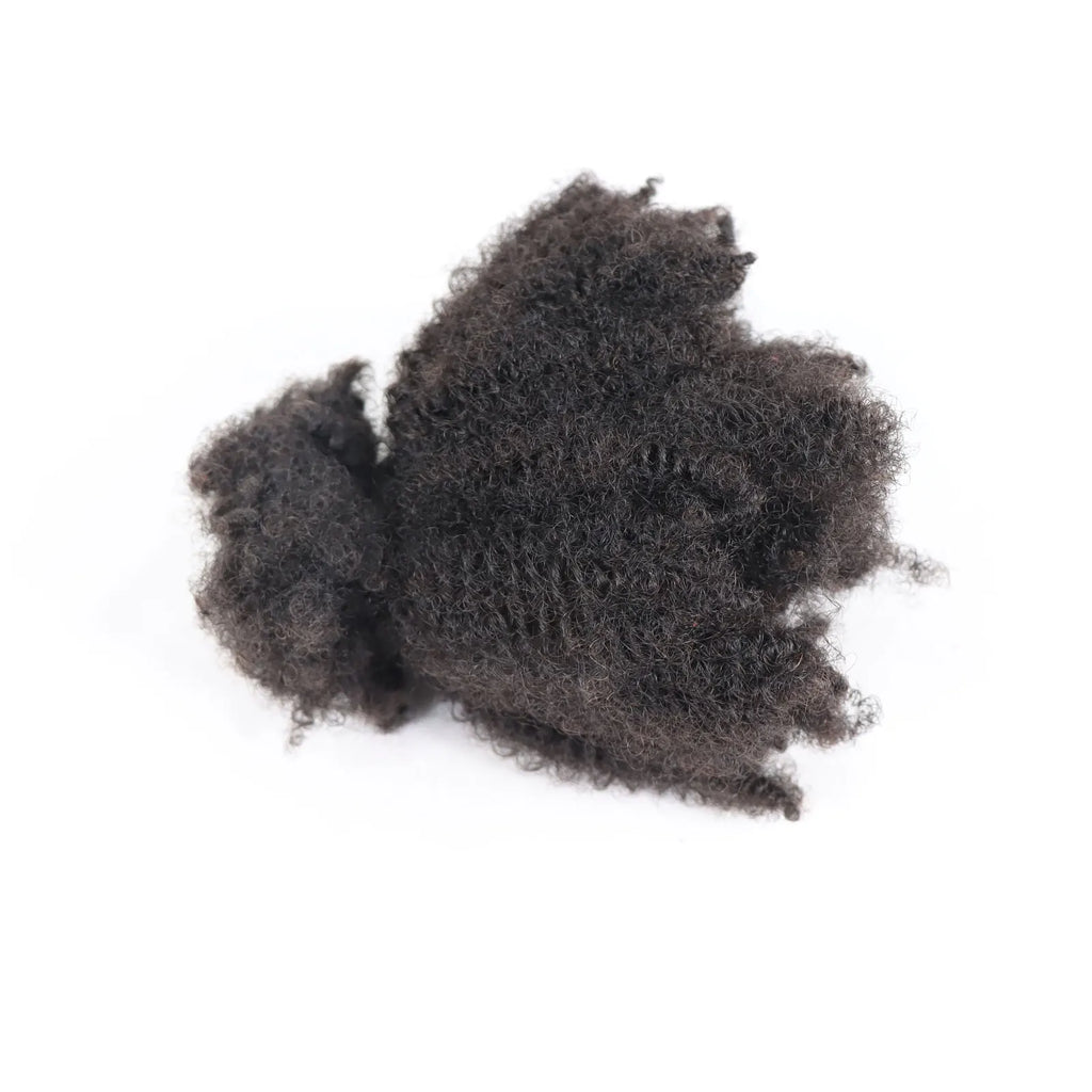 50g Afro Kinky Curly Bulk Human Hair | Braiding & Crochet Hair Extensions