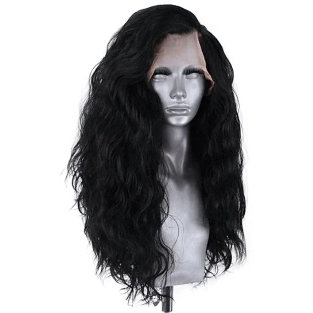 13x4 Ginger Wavy Lace Front Wig | Heat Resistant Synthetic Hair | Cosplay | Long Wavy Wig | Blonde