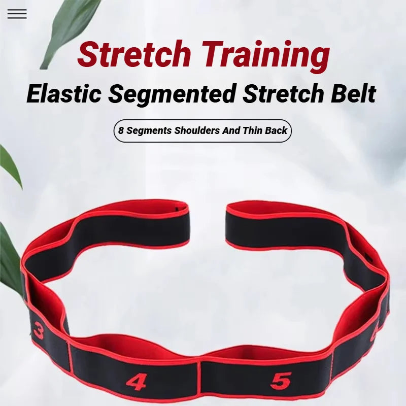 8 Section Yoga Stretching Resistance Bands