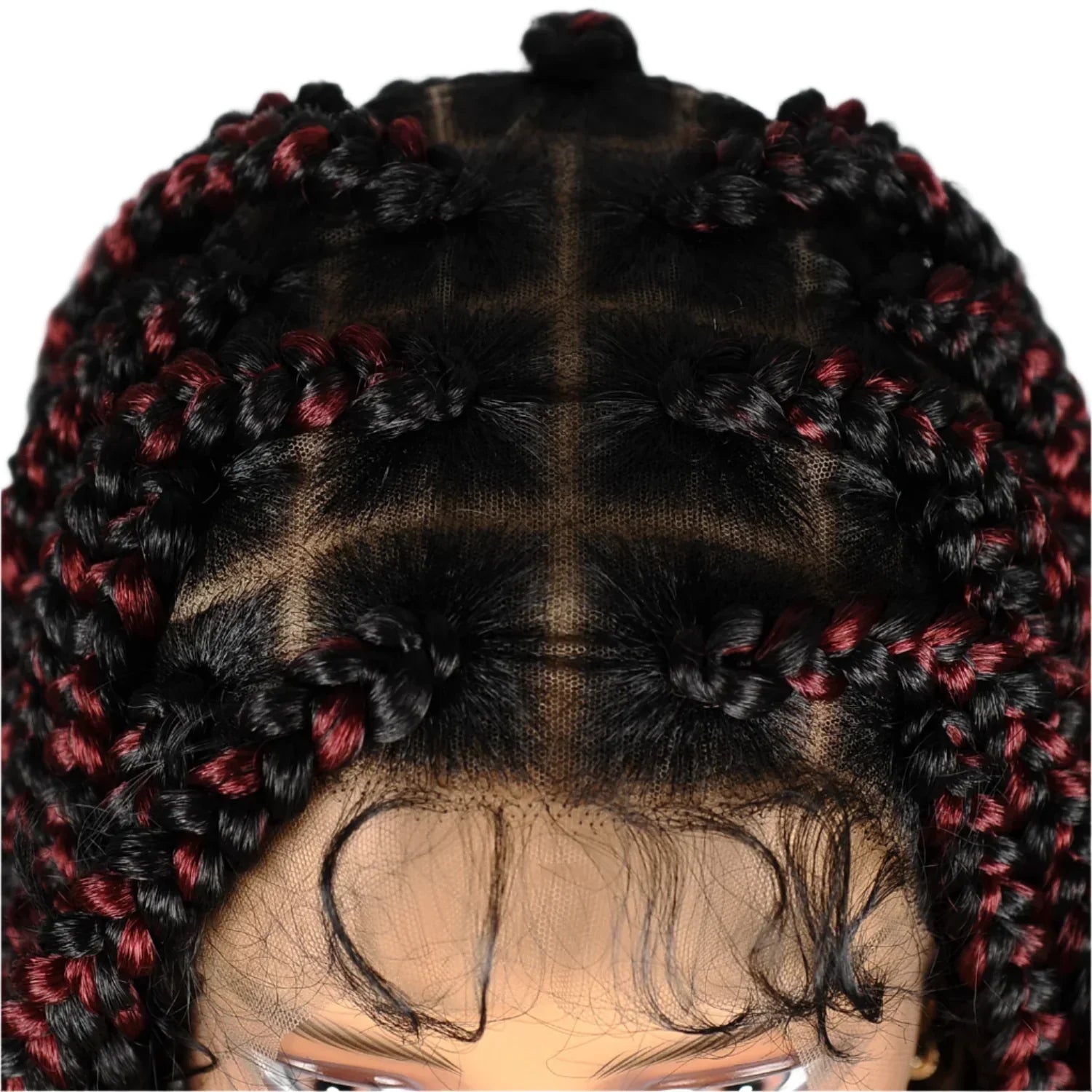 360 Knotless Box Braids Wig | Super Long | Full Lace | Baby Hair | Synthetic Braids | Black Women