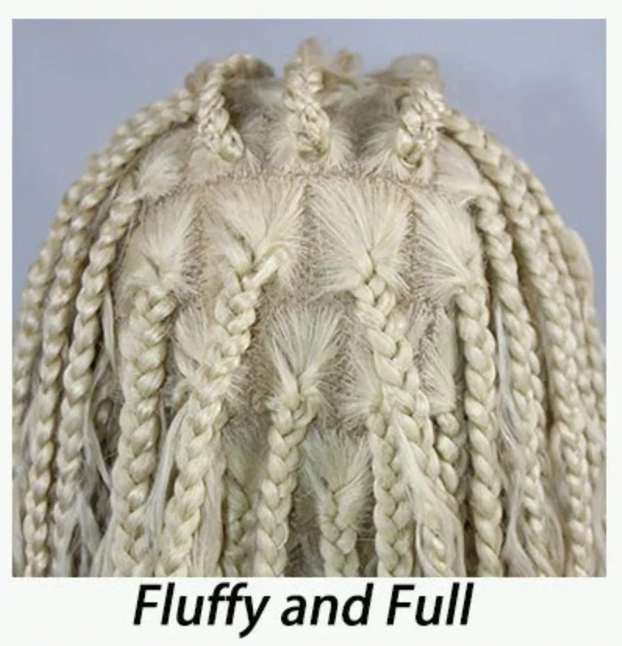 36" Ombre Goddess Locs Braids Wig | 360 Lace Front | Baby Hair | Bohemian Style