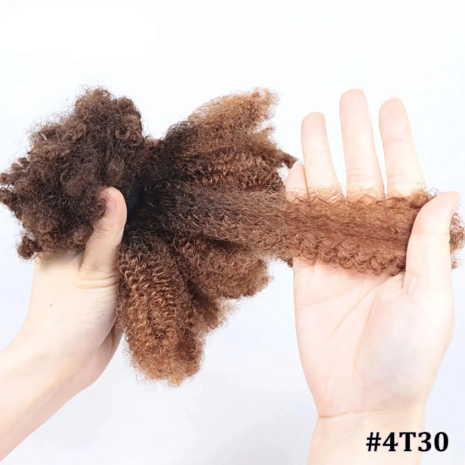 50g Afro Kinky Curly Bulk Human Hair | Braiding & Crochet Hair Extensions