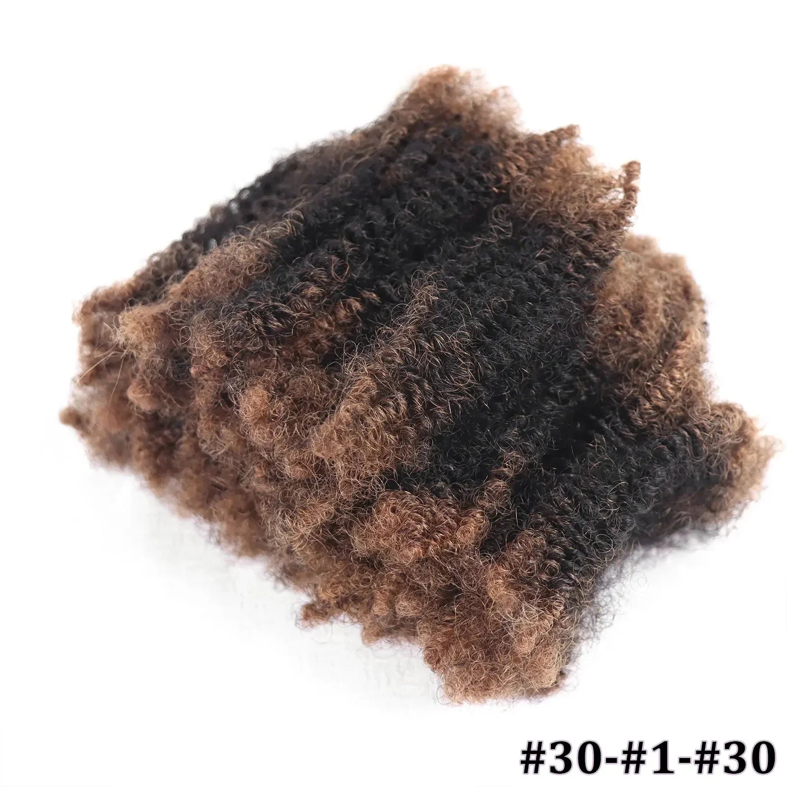 50g Afro Kinky Curly Bulk Human Hair | Braiding & Crochet Hair Extensions