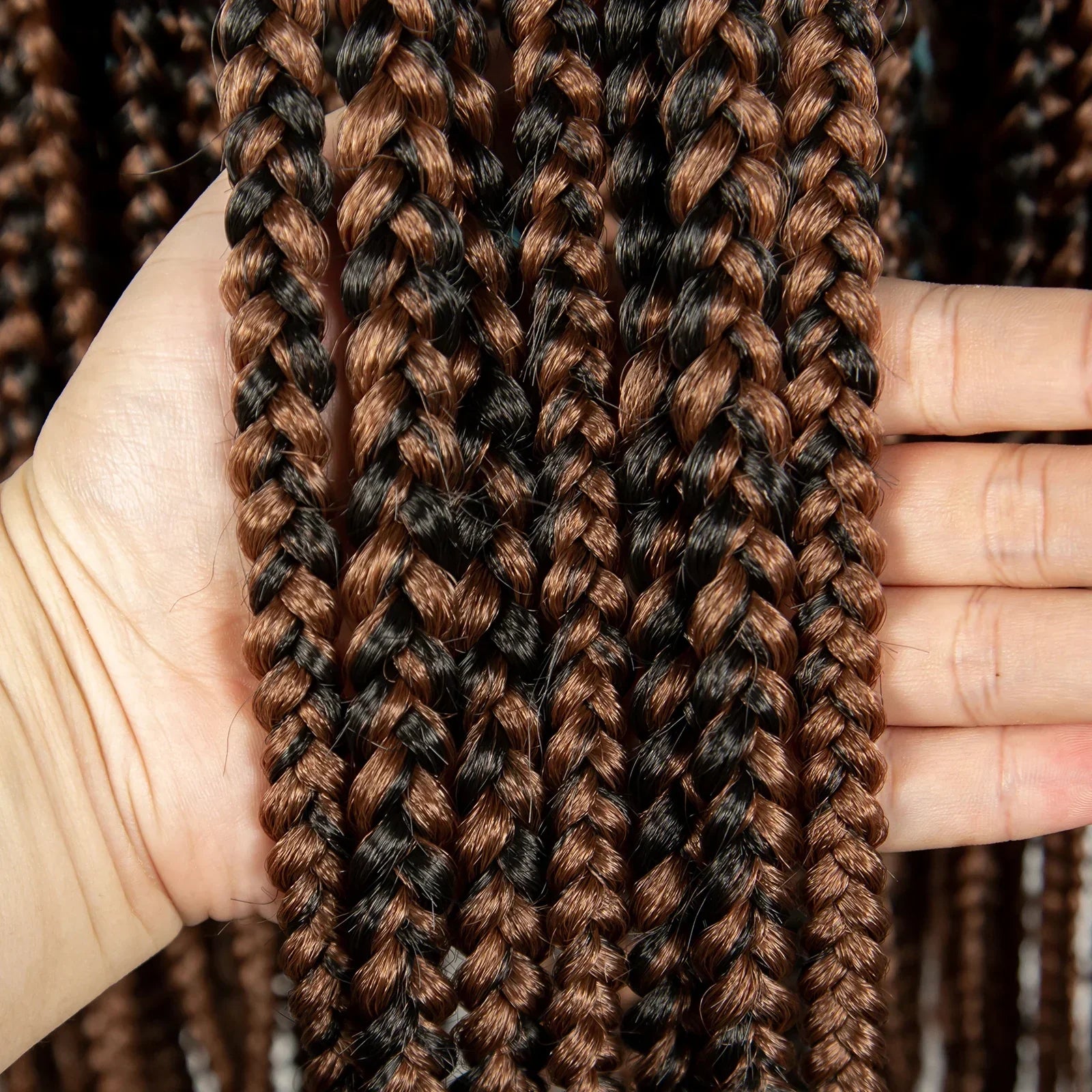 36" Knotless Box Braids Wig | Full Lace | Baby Hair | Natural Look