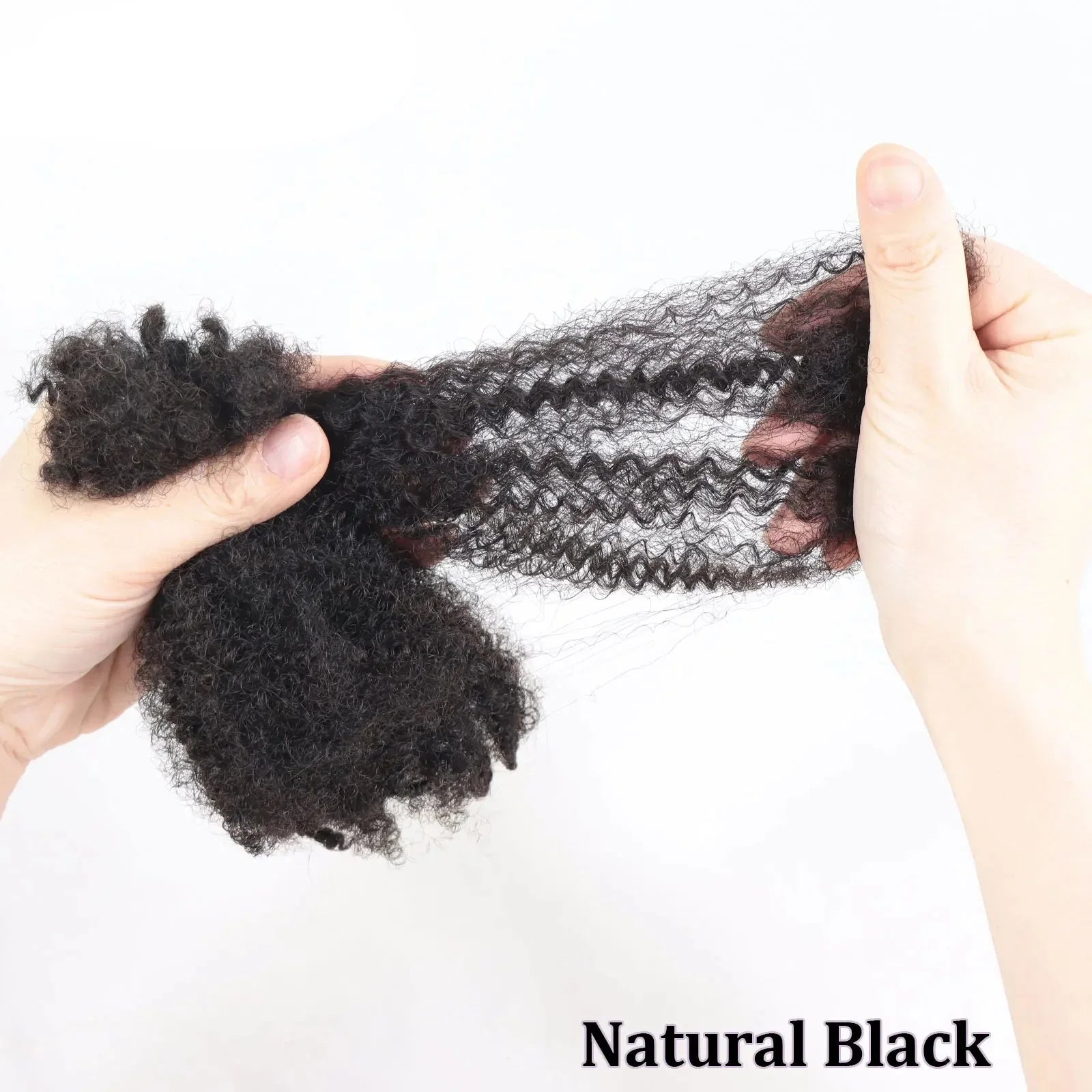 50g Afro Kinky Curly Bulk Human Hair | Braiding & Crochet Hair Extensions