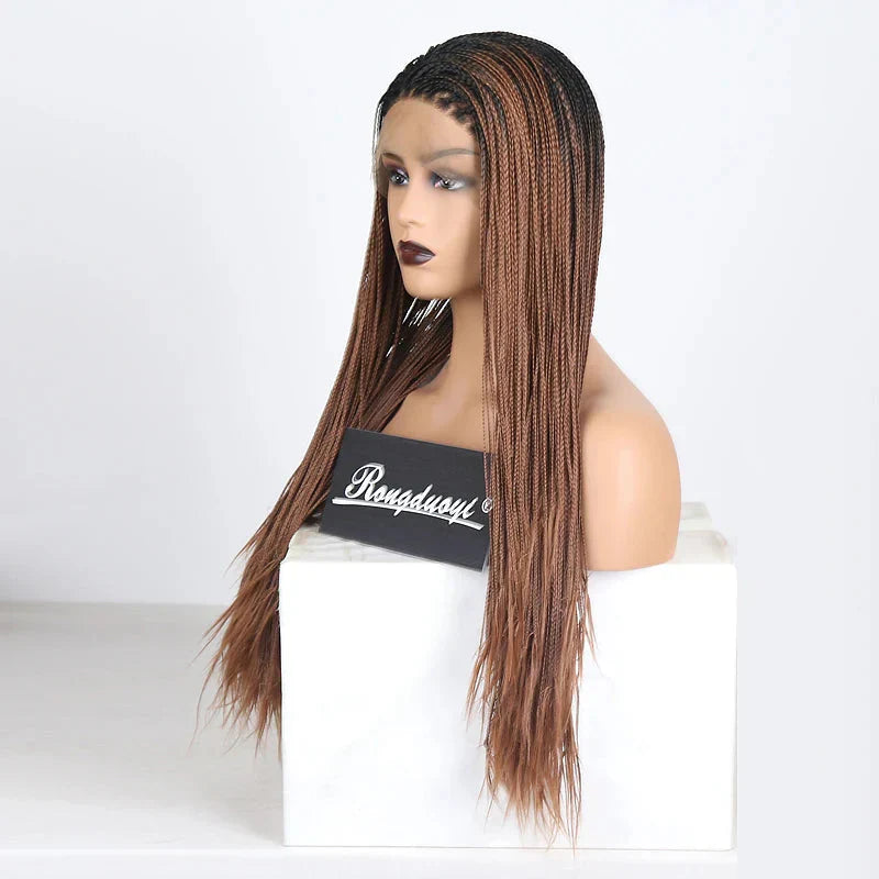 13X4 Lace Wigs for Women | Braided Box Braids Wigs | Synthetic Lace Front Wig | Braiding Wigs Natural Hairline Cosplay