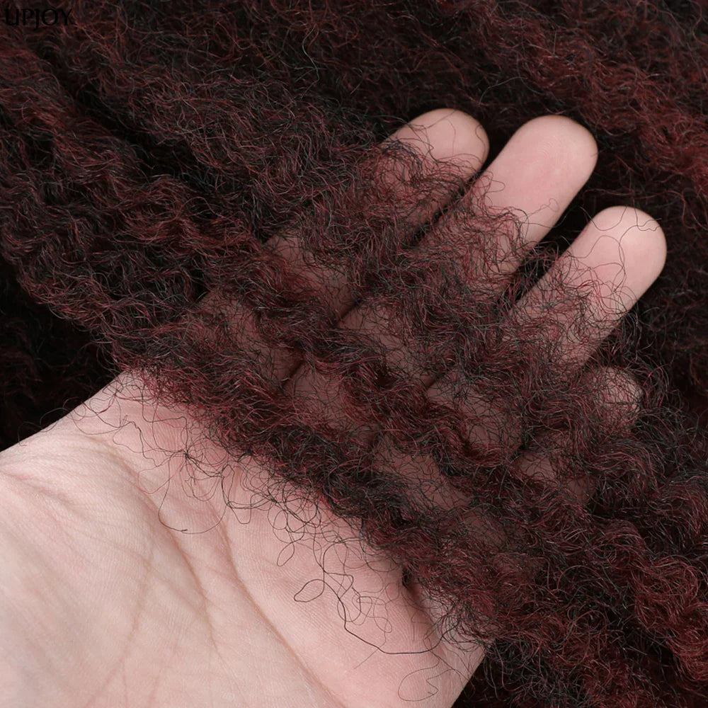 18" Marley Twist Braiding Hair | Crochet Braids | Afro Twist Kinky Hair Extensions | Ombre Colors | 30 Strands/Pack