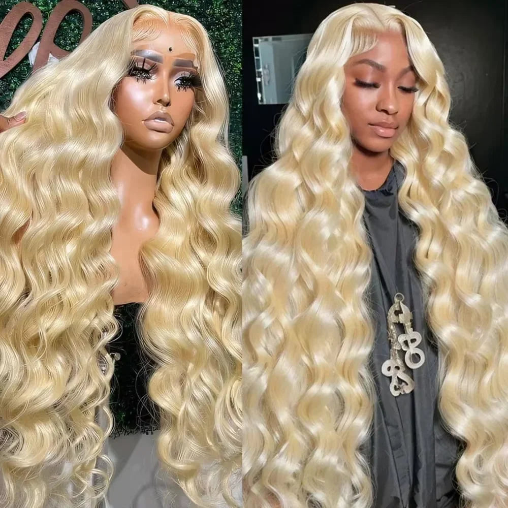 613 Blonde Body Wave Lace Front Wig | HD Transparent 13x4 / 13x6 Lace Frontal Human Hair Wig (Pre-Plucked for Black Women)