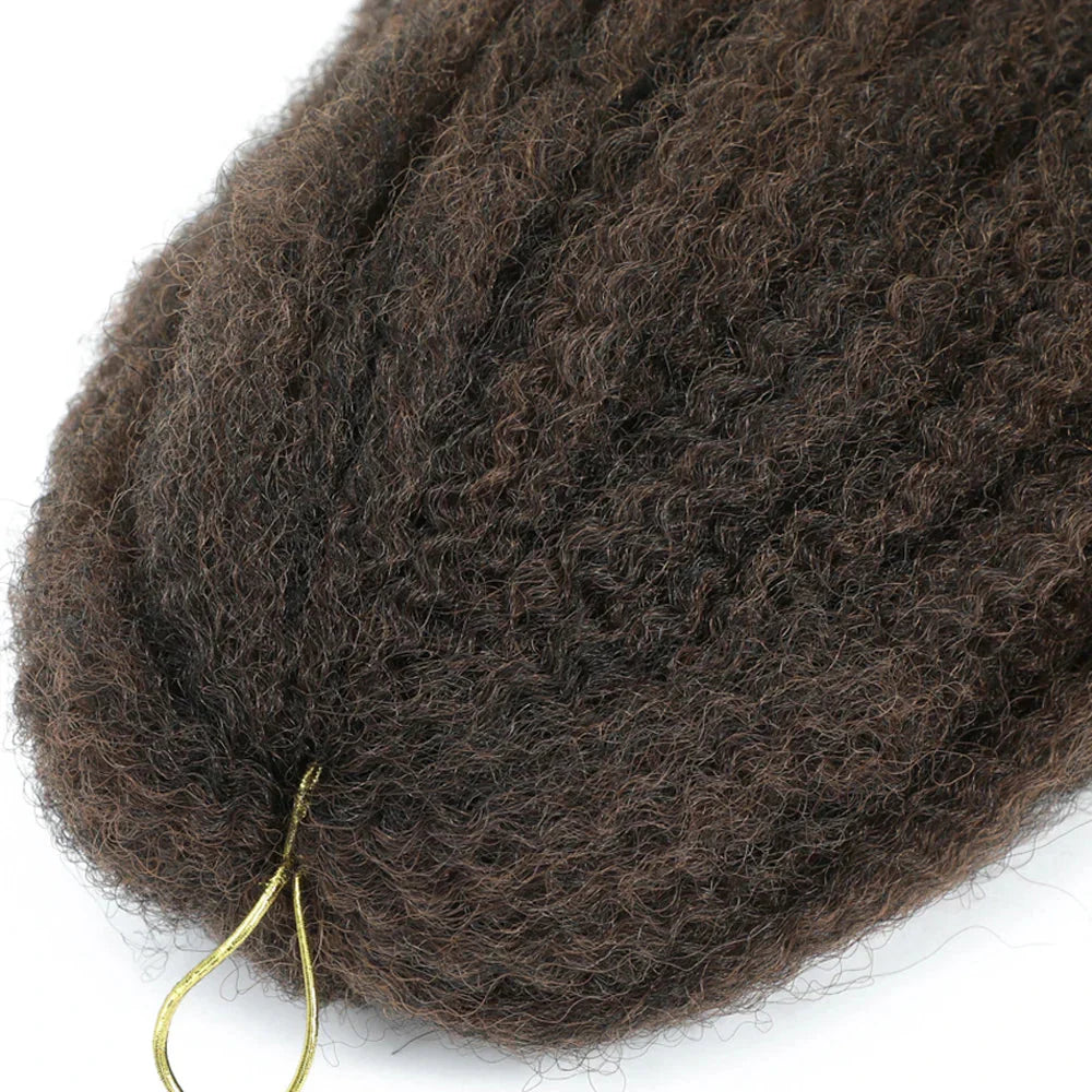 18" Marley Twist Braiding Hair | Crochet Braids | Afro Twist Kinky Hair Extensions | Ombre Colors | 30 Strands/Pack