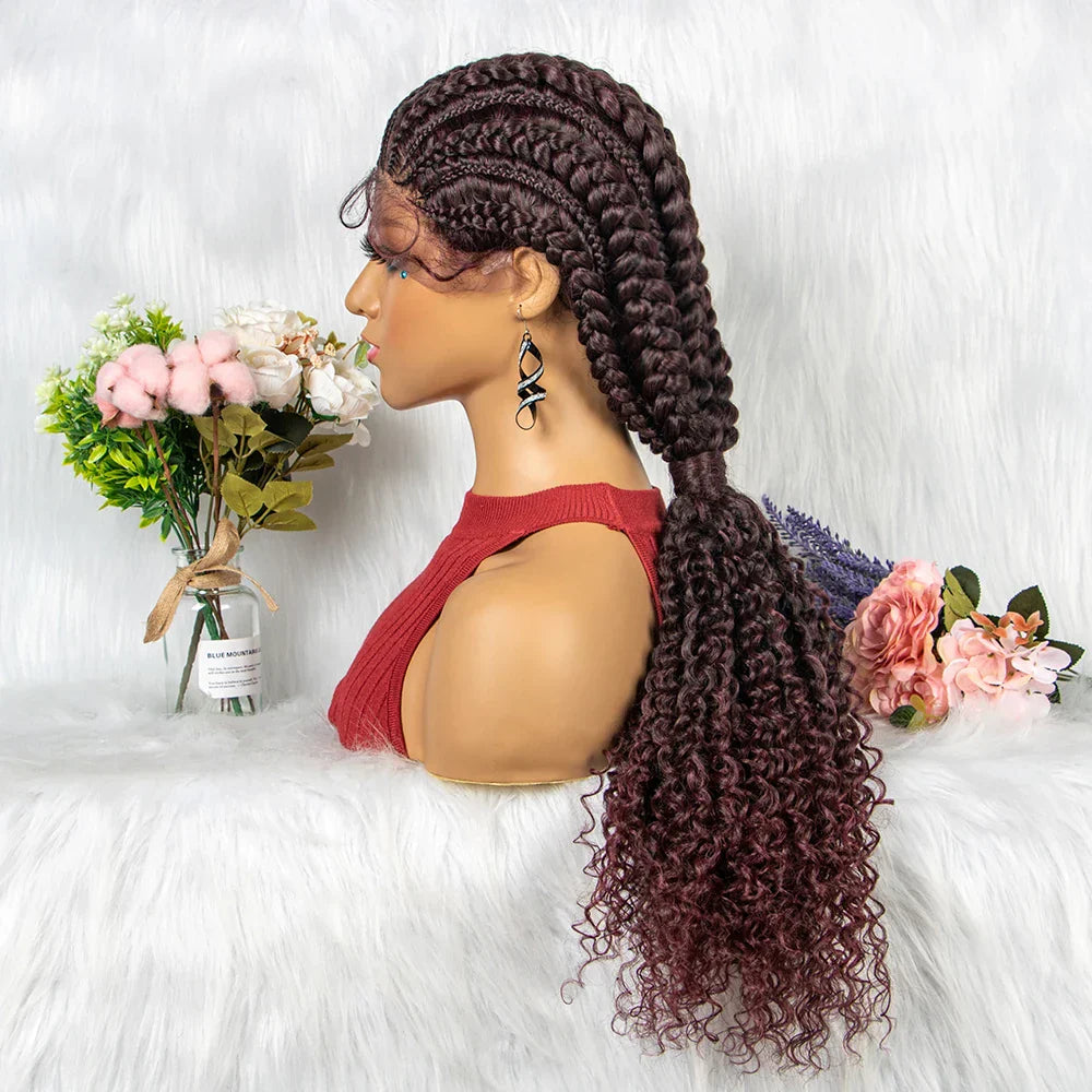 28" Blonde Crochet Braids Wig | Lace Front | Pre-Plucked Baby Hair