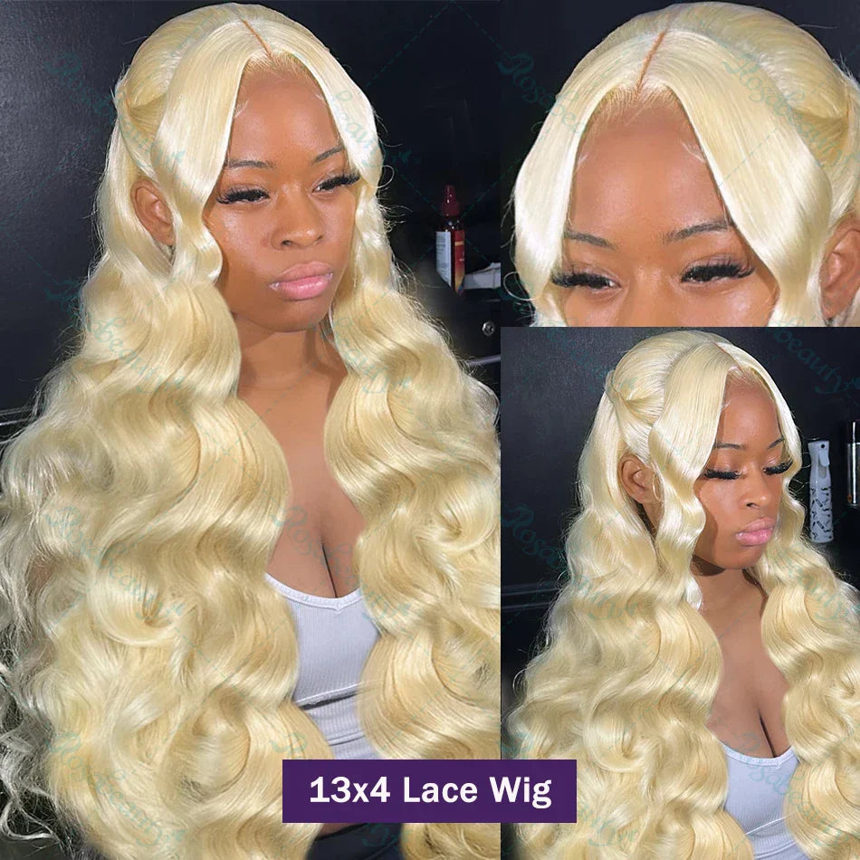 613 Blonde Body Wave Lace Front Wig | HD Transparent 13x4 / 13x6 Lace Frontal Human Hair Wig (Pre-Plucked for Black Women)
