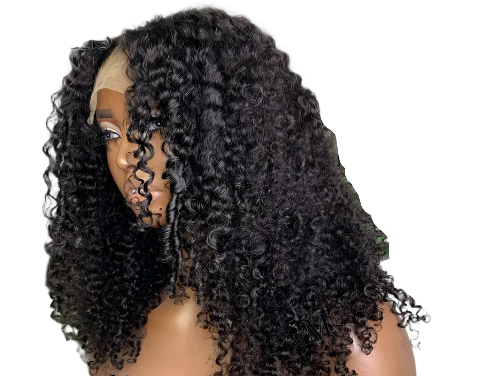 3C 4A Premium Virgin Burmese Curly Lace Frontal Wig | 250% Density