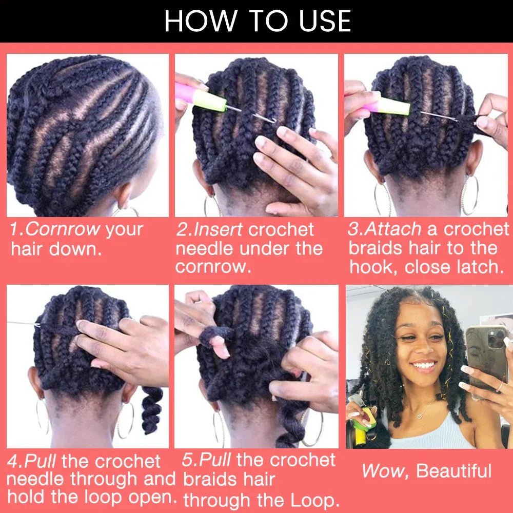 18" Marley Twist Braiding Hair | Crochet Braids | Afro Twist Kinky Hair Extensions | Ombre Colors | 30 Strands/Pack