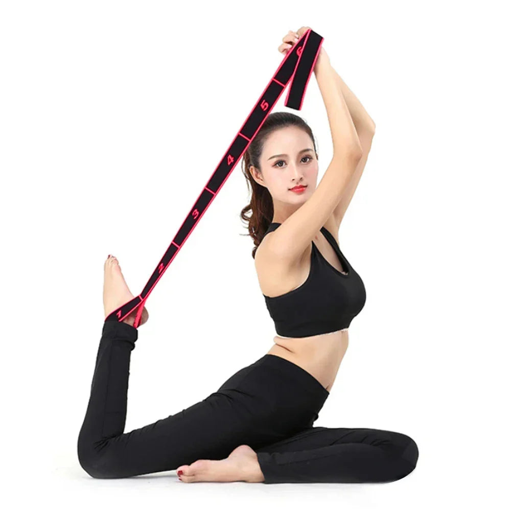 8 Section Yoga Stretching Resistance Bands