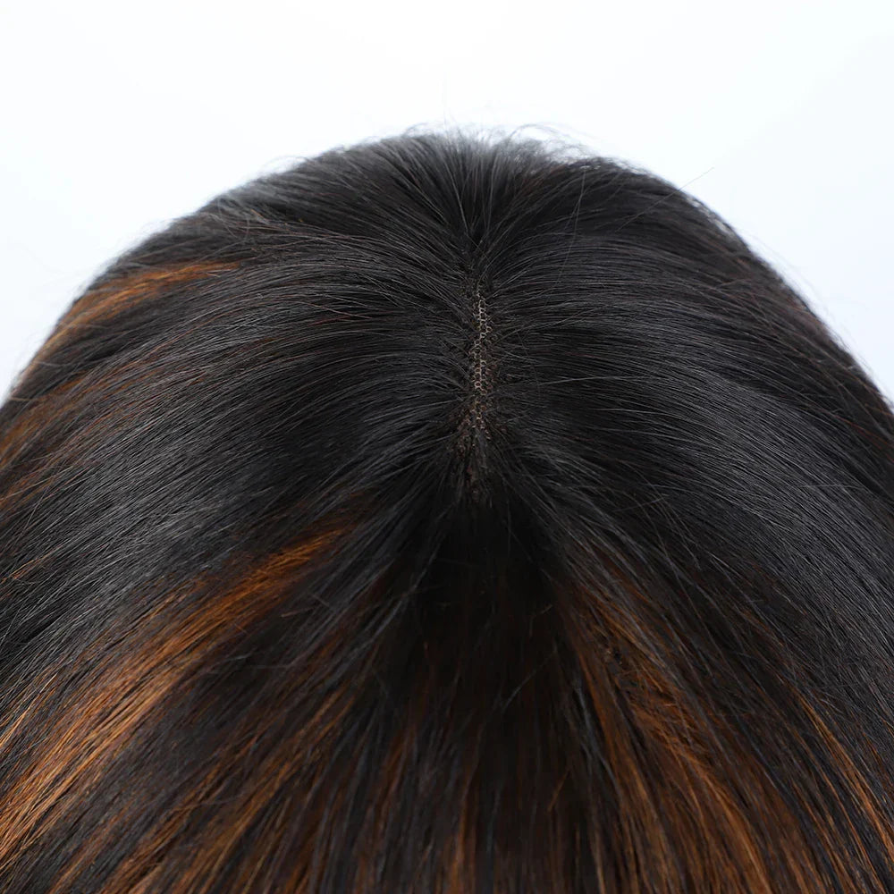 "Put On & Go" Straight Bob Wig | Easy Wear Human Hair with Bangs & Realistic Scalp