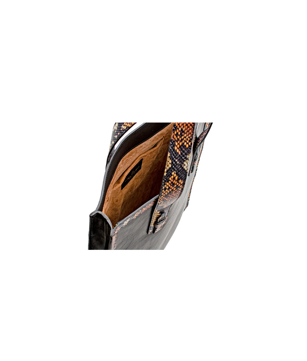 Adriana in Black Leather