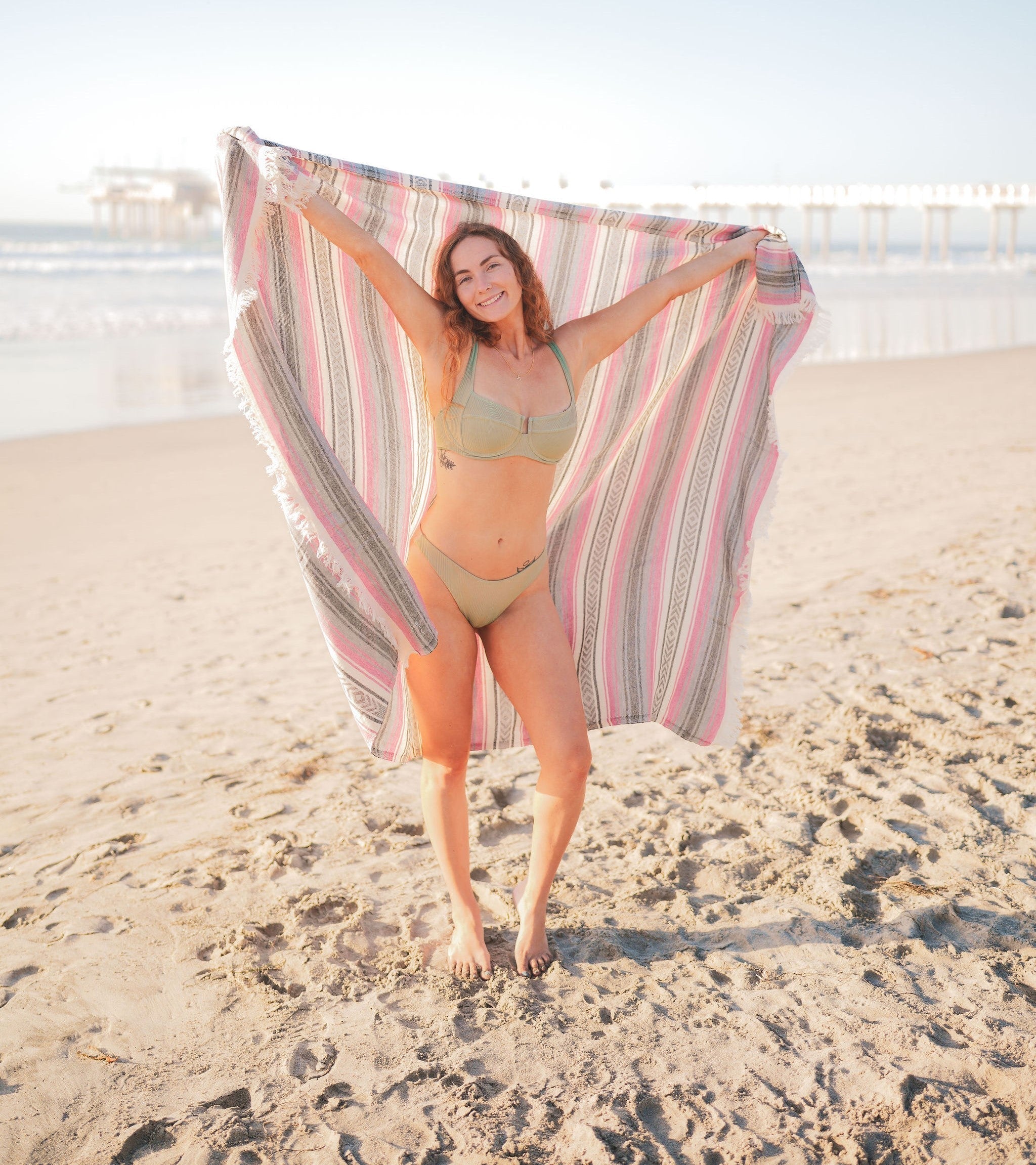 Basiclayersca Mexican Turkish Cotton Throw Blanket for Home