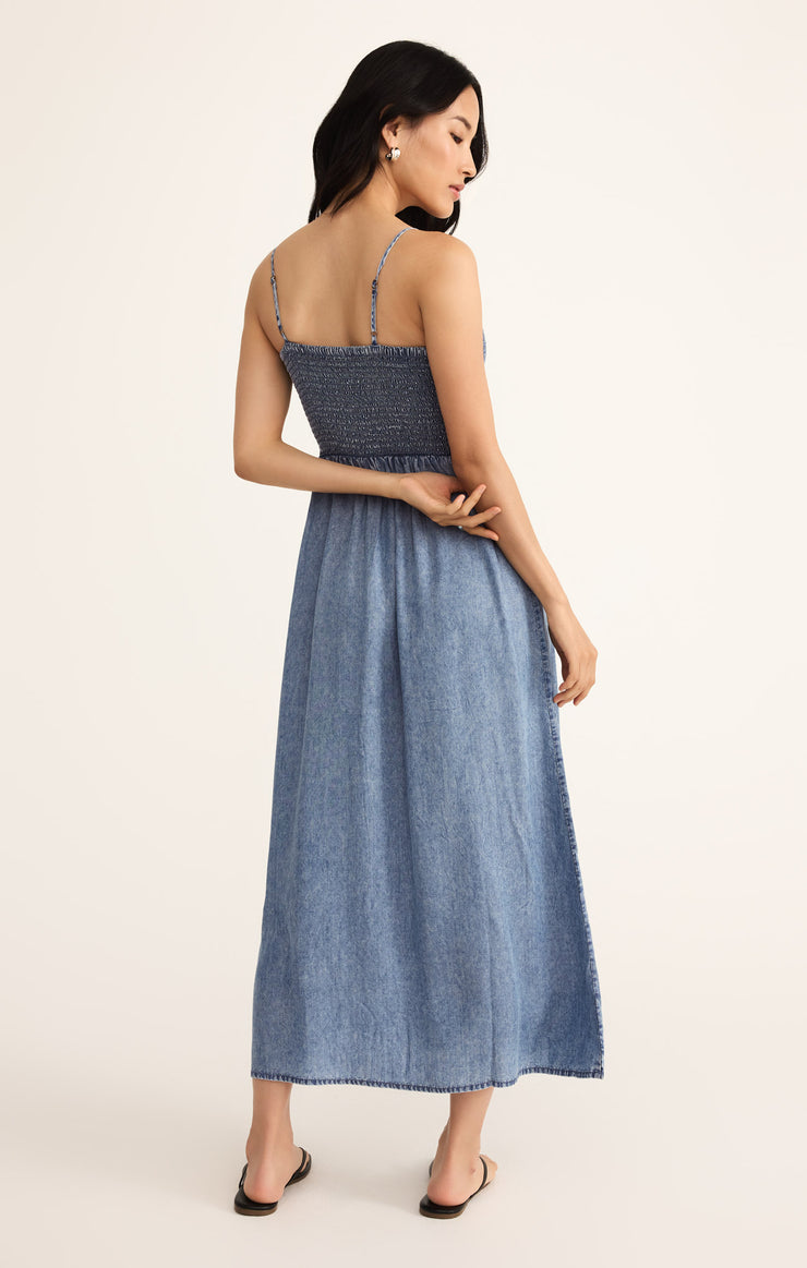 Bayside Chambray Midi Dress