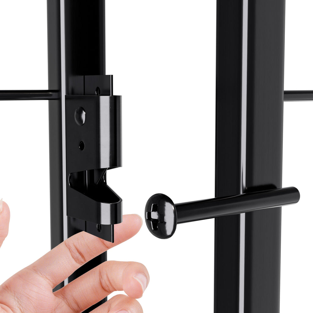 16 Panels Heavy Duty Metal Playpen with Self-Locking Gate, Extra Tall 40' Dog Fence Pet Exercise Pen for Outdoor and Indoor-Easy Setup Exercise Pen for Large Dogs