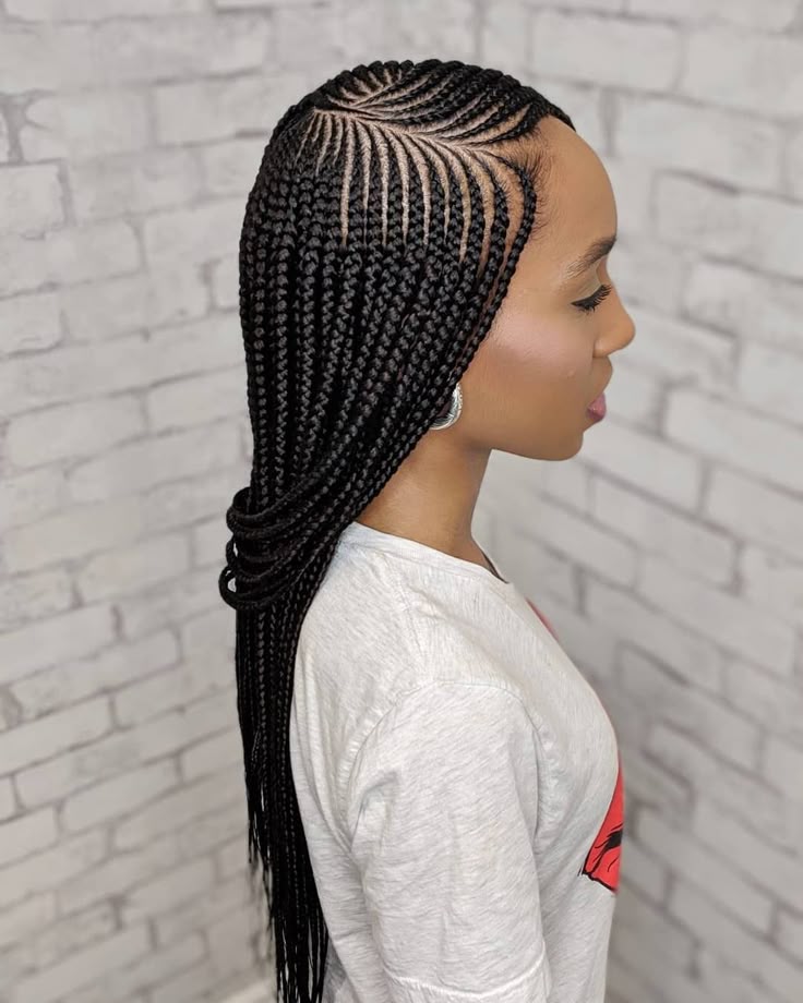 36" Twist Box Braids Wig | Full Lace Frontal | Side Part | Knotless | Baby Hair | Kanekalon