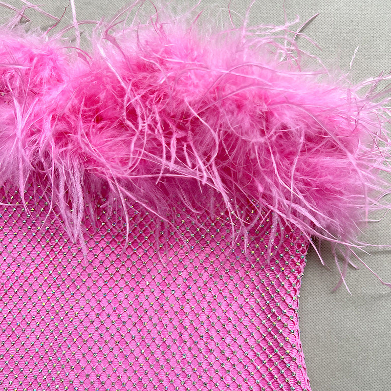 Bandage One-piece Dress Evening Dress