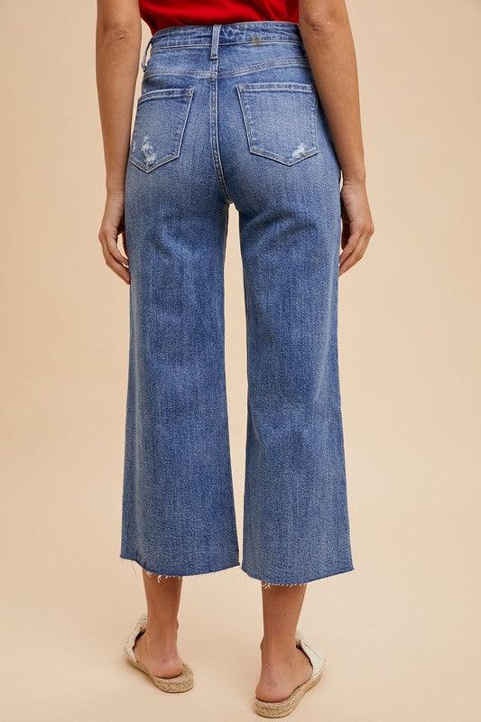 Annie Wear High Rise Wide Leg Jeans