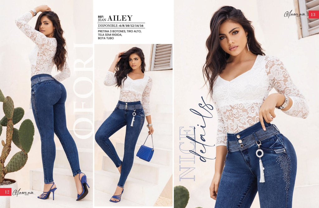 Ailey 100% Authentic Colombian Push Up Jeans