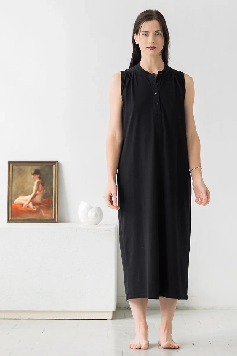 Aisha Relaxed Sleeveless Sleep Tunic â€?Maxi