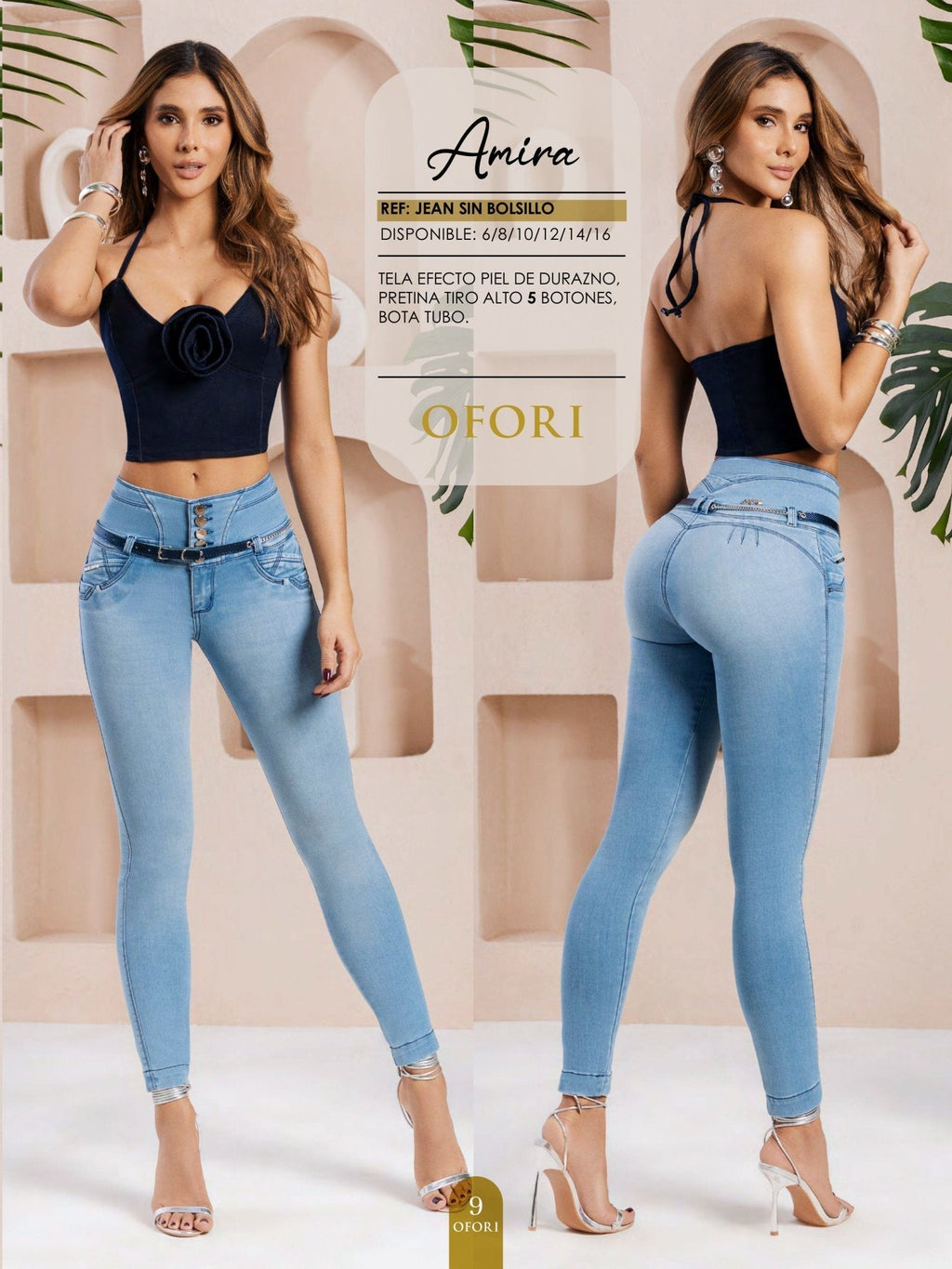 Amira 100% Authentic Colombian Push Up Jeans