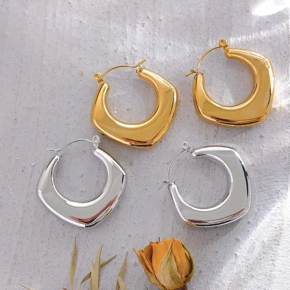 Aurora Arch Hoop Earrings