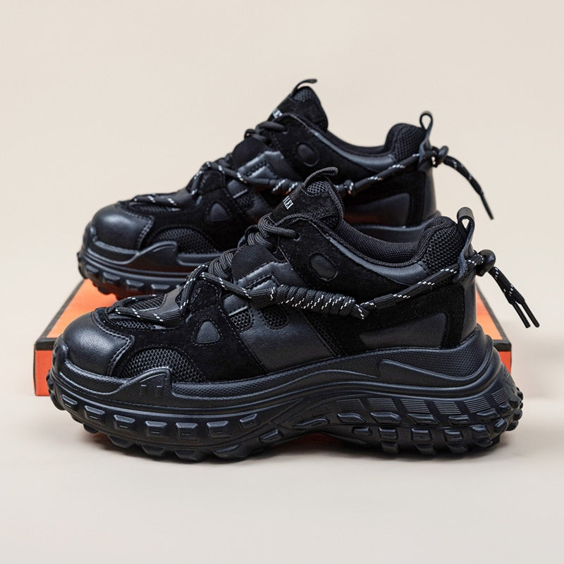 Autumn New Resin Sole Height Increasing Casual Sneaker Women