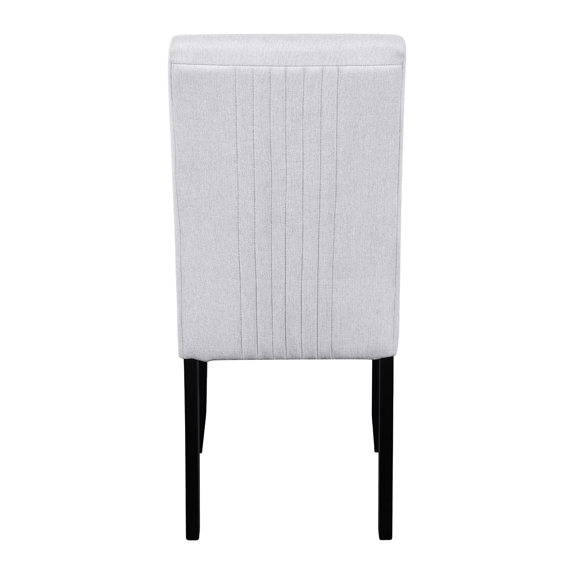 5-Piece Round Dining Table set, 43-Inch Modern Dining Table and 4 Upholstered Chairs for Dining Room, Kitchen Room, Living Room, Easy Assembly